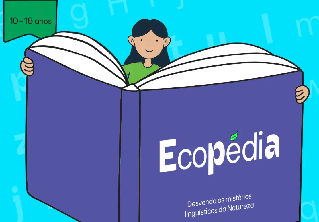 Animated image of a girl on a green t-shirt holding a large purple book