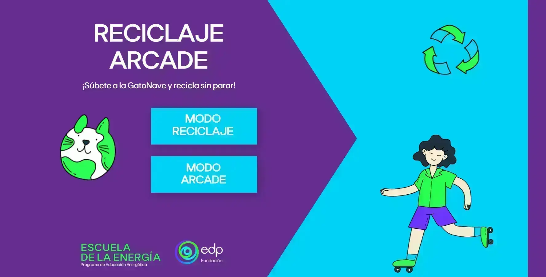 reciclaje arcade